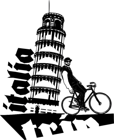 Italia Krzywa wieża w Pizie - kod ED7