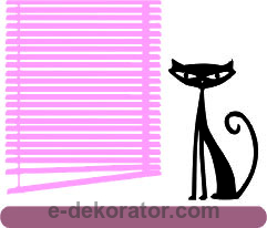 Żaluzja Kot na parapecie - kod ED216